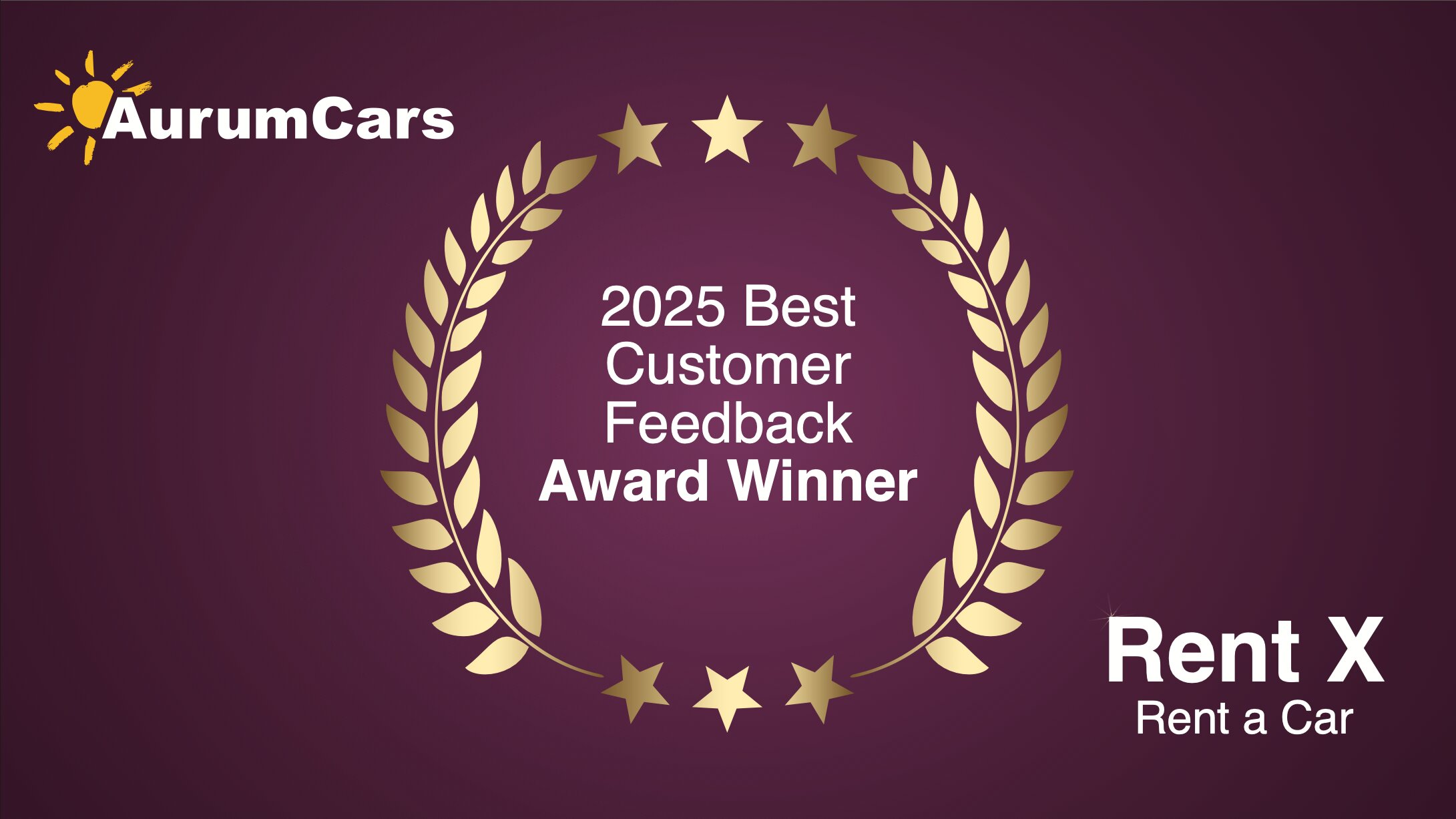 RentX remporte le prix AurumCars du meilleur retour client sur Check24 — 2025